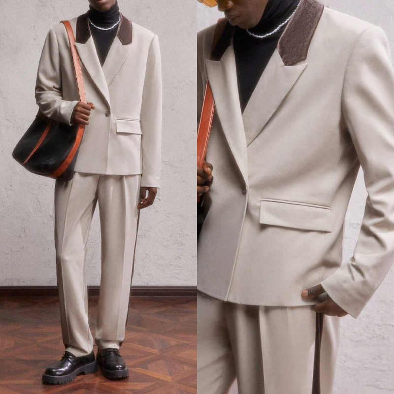 Men'S Style Formal Wear - Simplicity Men Suit 2 Pieces Jacket