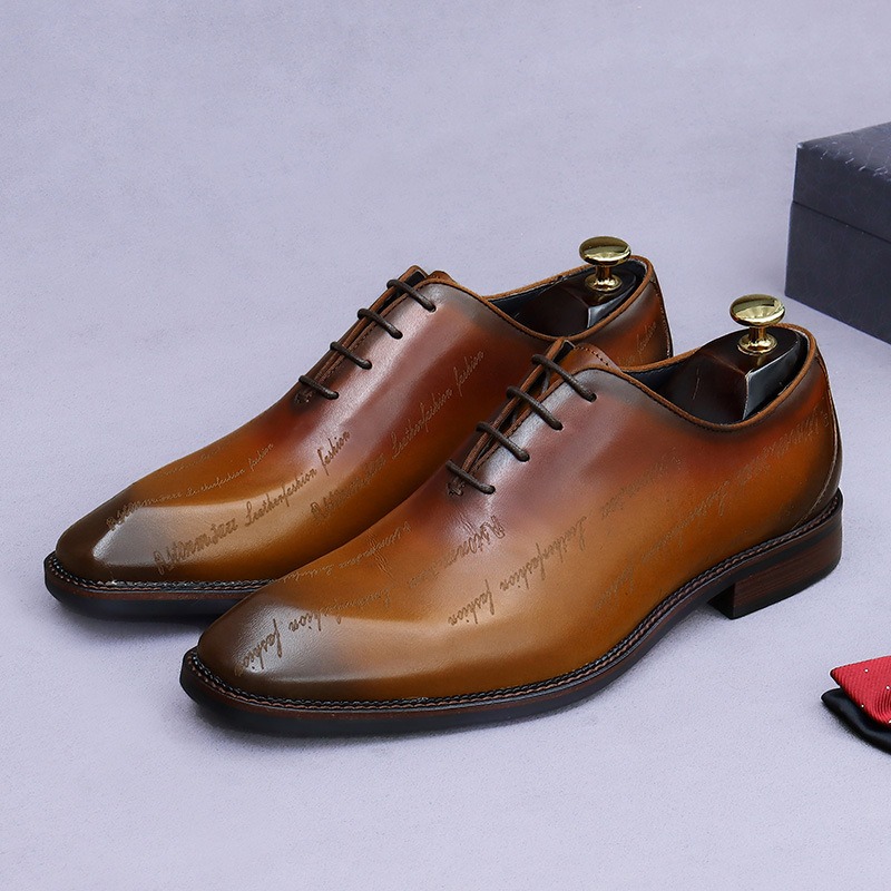 Men'S Formal Party Wear Shoes - Men's Genuine Leather Oxford Shoes New