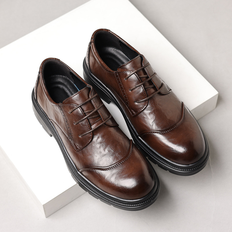 Men's leather shoes for casual - Men Formal Wear Office 评论和价格