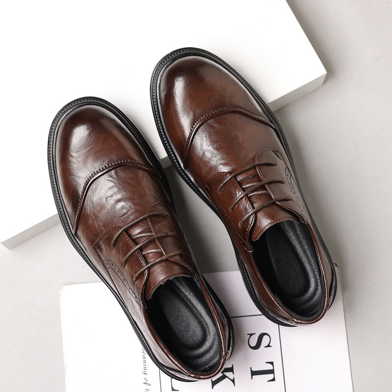 Men's leather shoes for casual - Men Formal Wear Office 评论和价格
