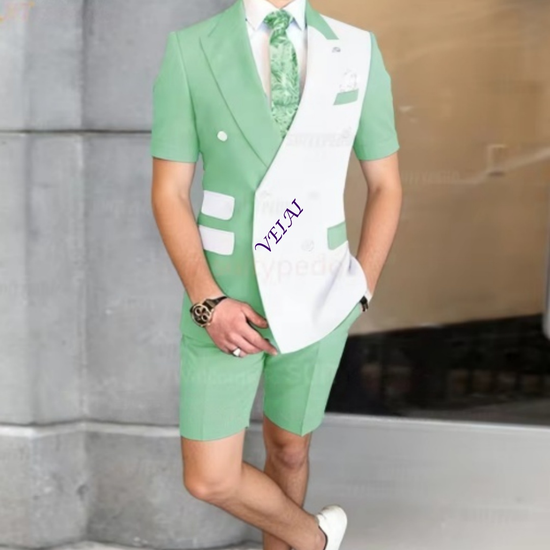 Summer Men's 2-Piece Casual Su - Men Formal Wear In Summer 评论和价格
