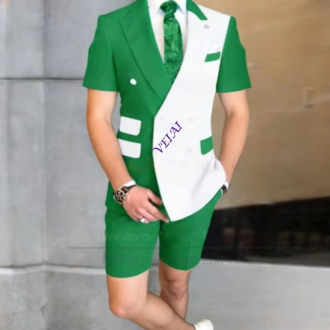 Summer Men's 2-Piece Casual Su - Men Formal Wear In Summer 评论和价格