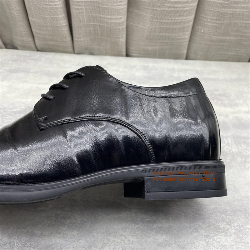 Men's Black Leather Oxford Sho - Men'S Formal Office Wear Shoes 评论和价格