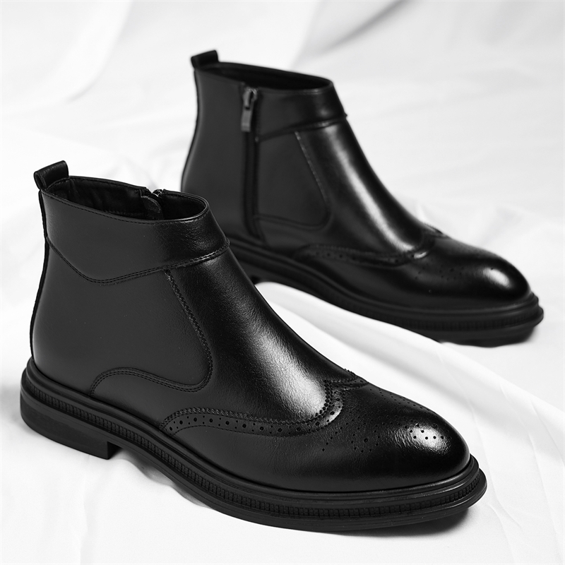 Autumn  Winter Thick Soled Men - Men'S Style Formal Wear 评论和价格