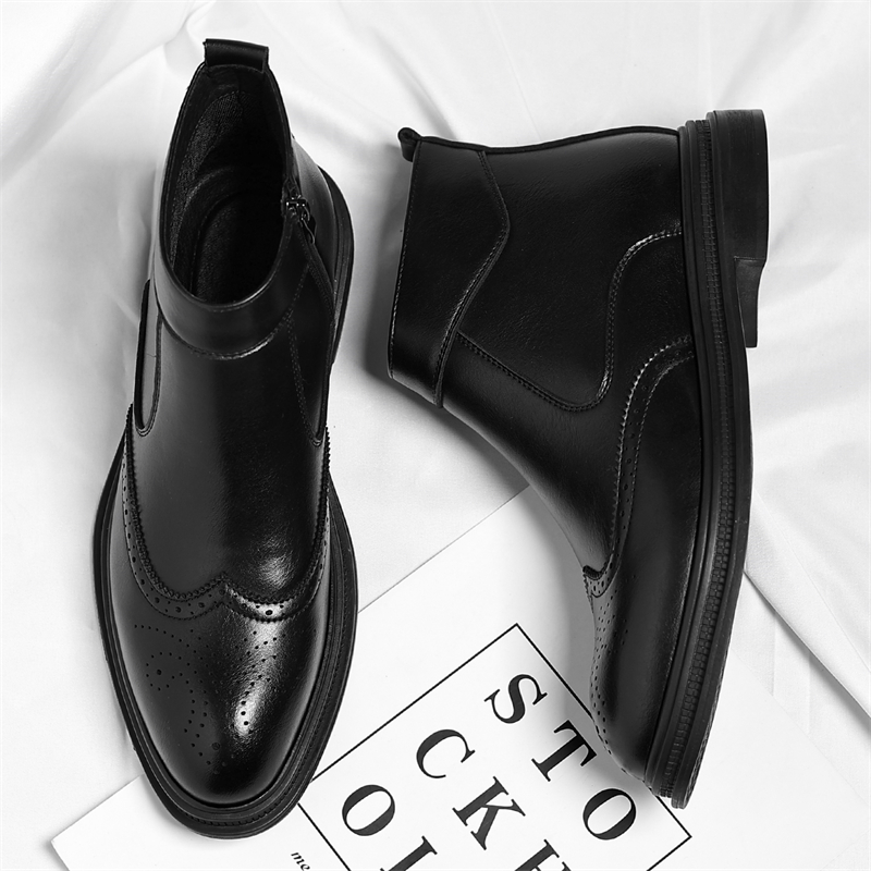 Autumn  Winter Thick Soled Men - Men'S Style Formal Wear 评论和价格