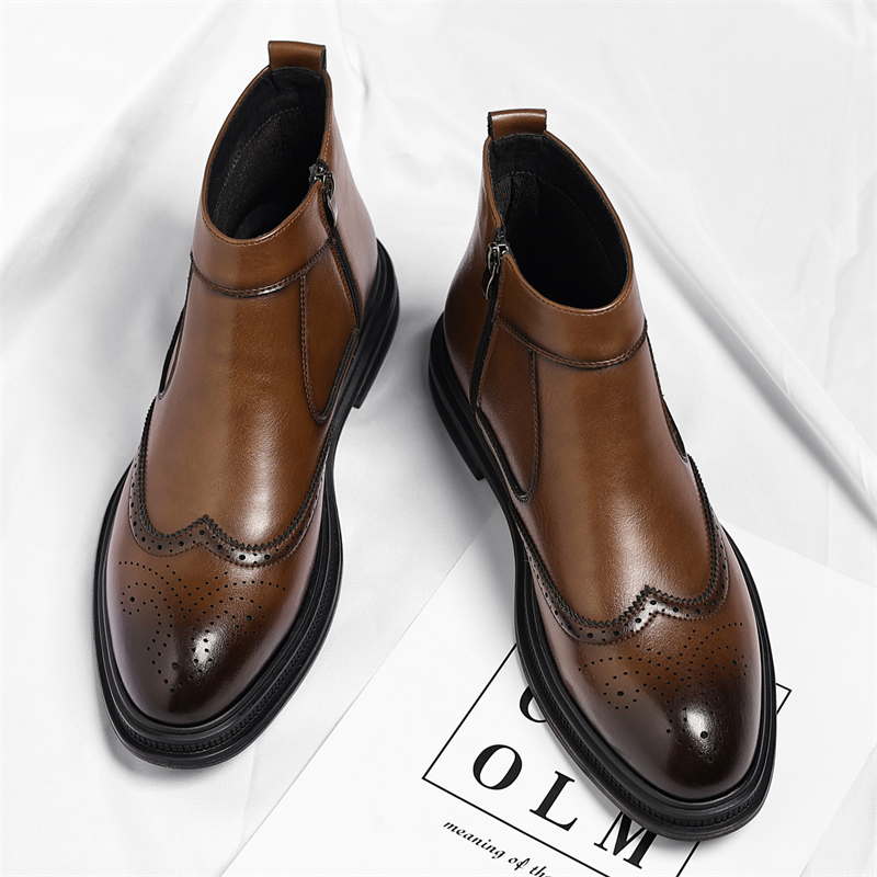 Autumn  Winter Thick Soled Men - Men'S Style Formal Wear 评论和价格
