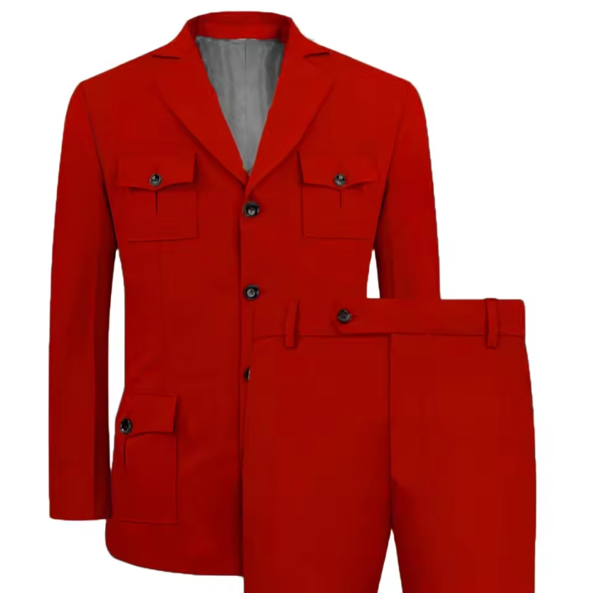 Men's Suits Jakcet Casual Khak - Men Formal Wear With Blazer 评论和价格
