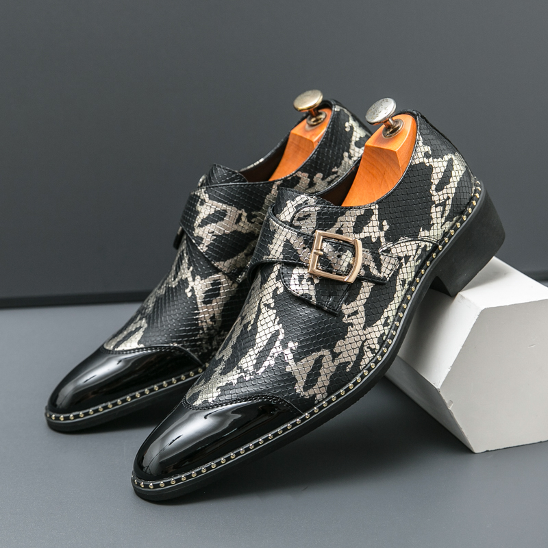 Retro Classic Le Fu Shoes Men  - Men'S Formal Party Wear Shoes 评论和价格