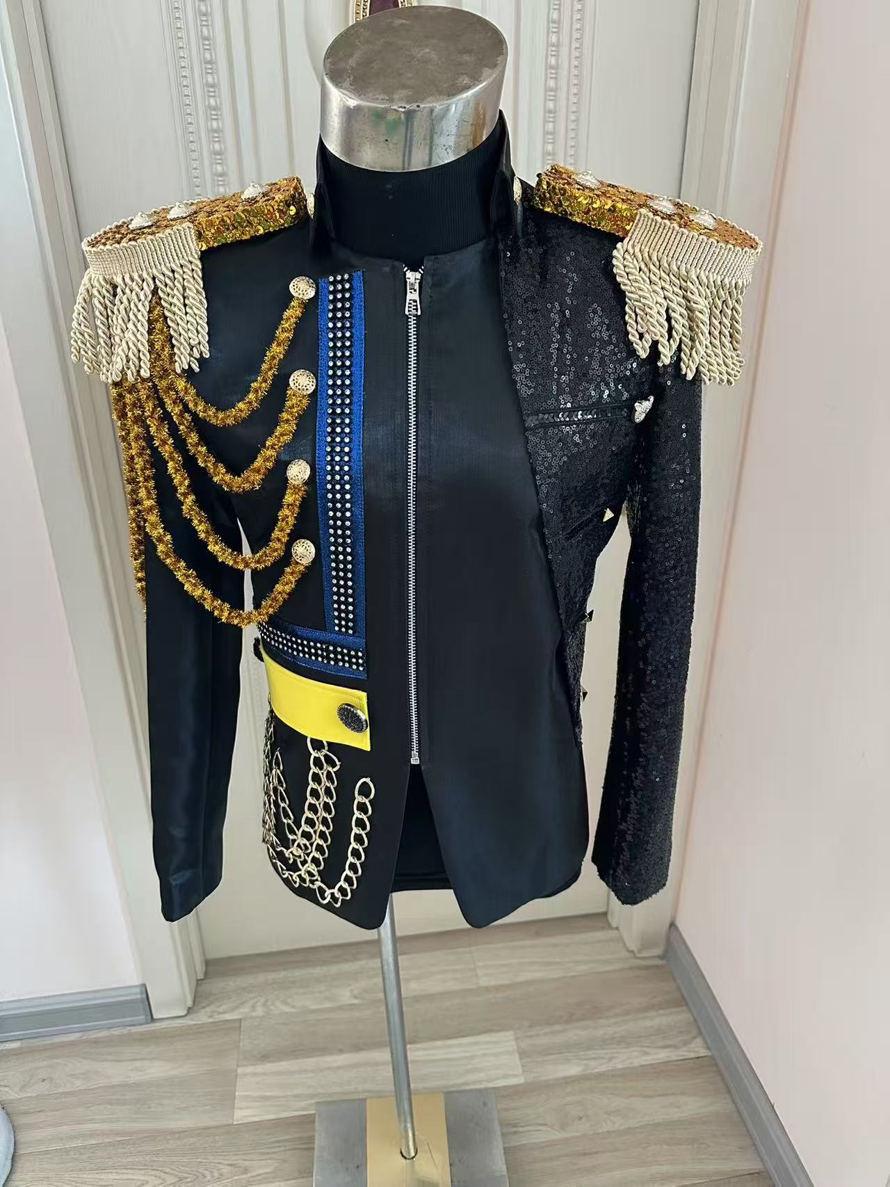 New Men Tassel Royal Jacket We - Formal Wear For Men In Wedding 评论和价格