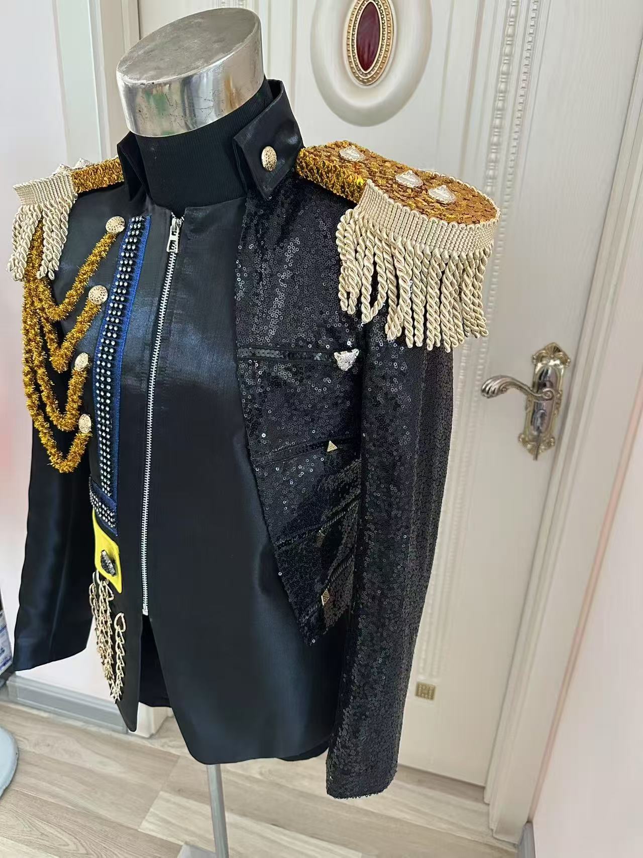 New Men Tassel Royal Jacket We - Formal Wear For Men In Wedding 评论和价格