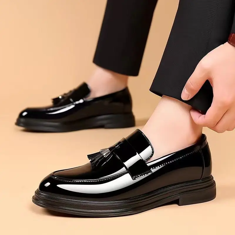 Black Social Shoe for Men Casu - Men'S Formal Wear Accessories 评论和价格