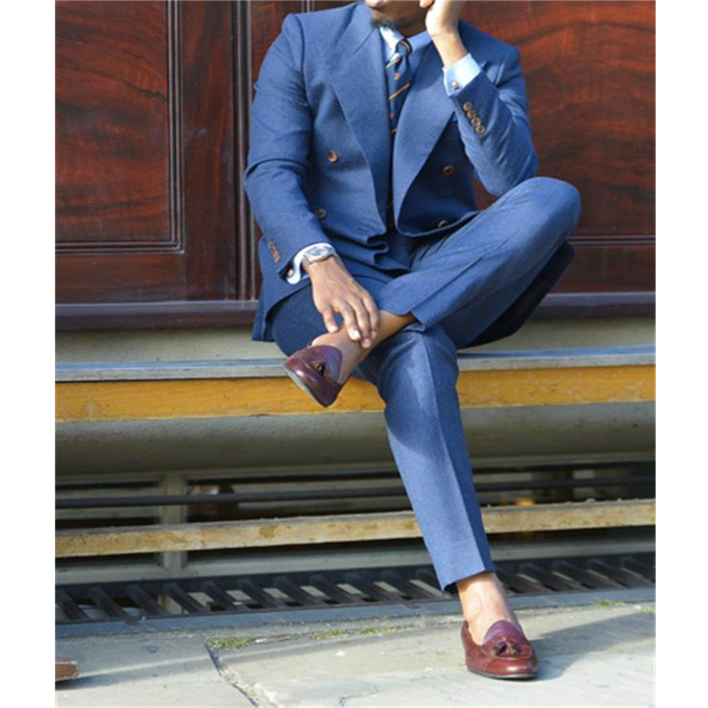 Dark Blue Formal Mens Suits Tw - Formal Wear For Men In Wedding 评论和价格