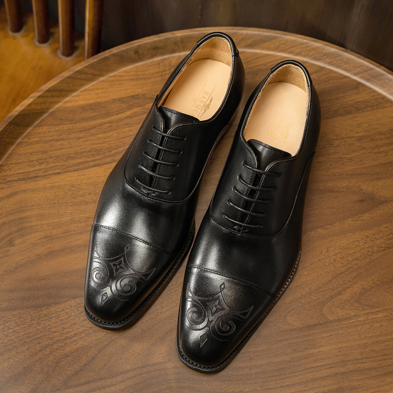 Carved three-joint men's shoes - Men'S Style Formal Wear 评论和价格