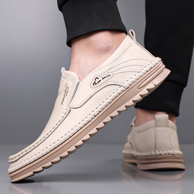 Genuine First Layer Cowhide Bu - Men Formal Wear With Sneakers 评论和价格