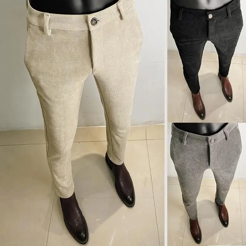 Autumn Winter Thickened Woolen - Men Formal Wear Office 评论和价格