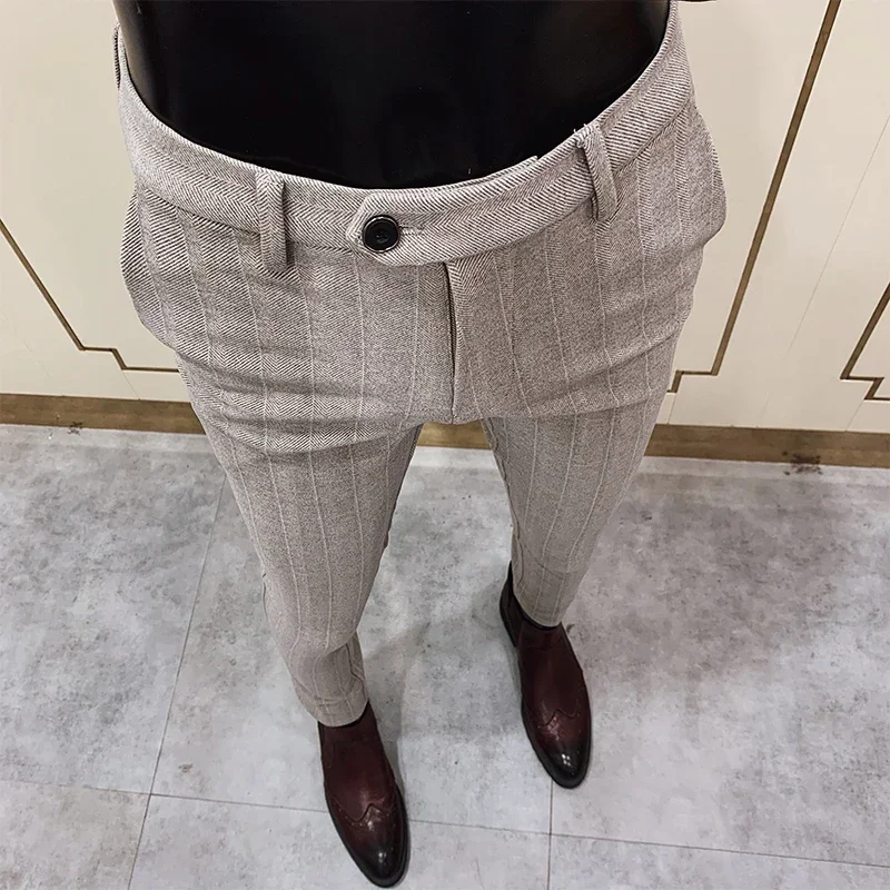 Autumn Winter Thickened Woolen - Men Formal Wear Office 评论和价格