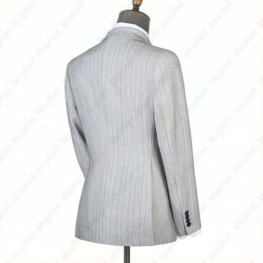Mophiel Light Grey Men Suits S - Formal Wear For Men In Wedding 评论和价格