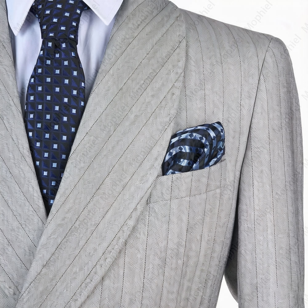 Mophiel Light Grey Men Suits S - Formal Wear For Men In Wedding 评论和价格