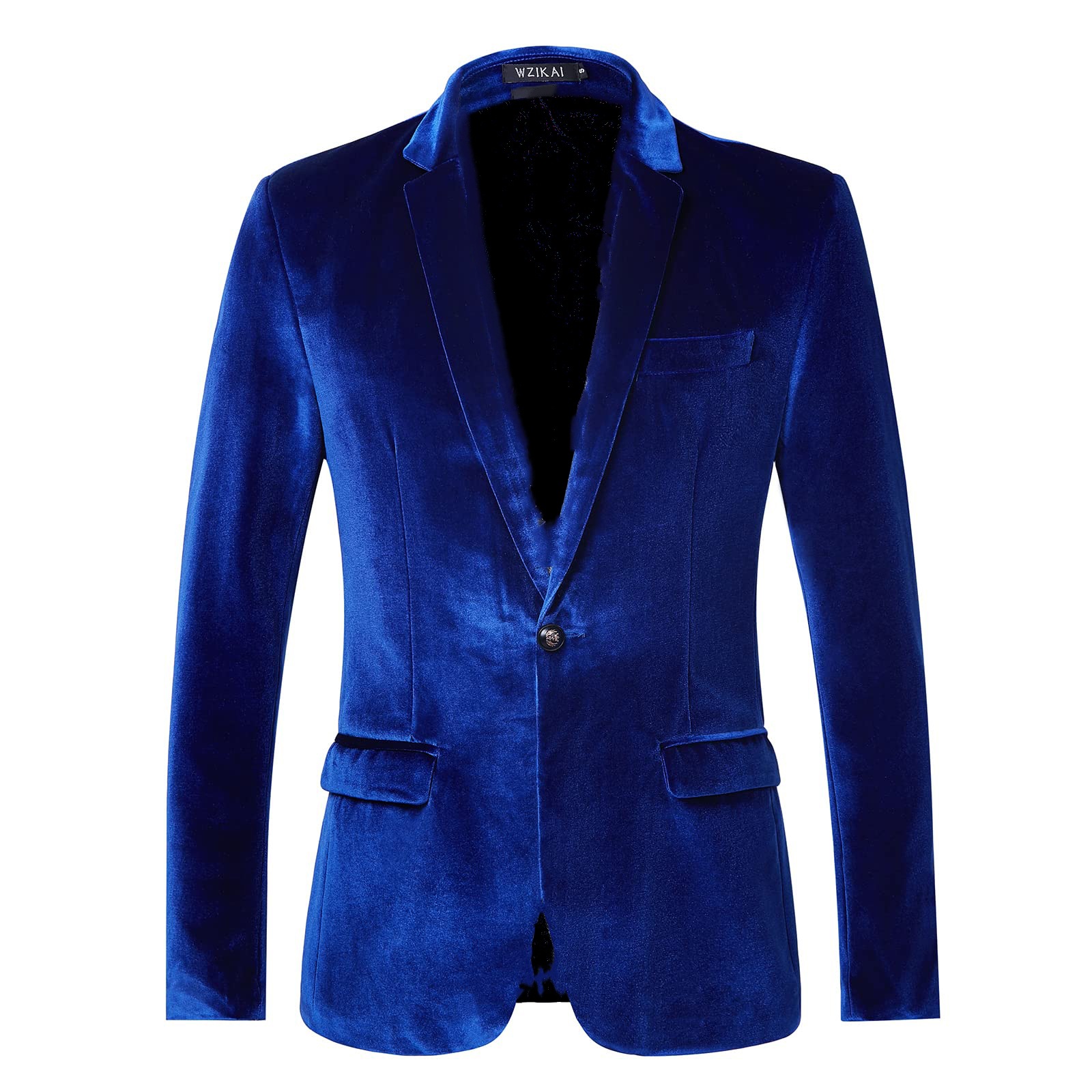 Men's Slim Fit Velvet Blazer J - Men'S Style Formal Wear 评论和价格
