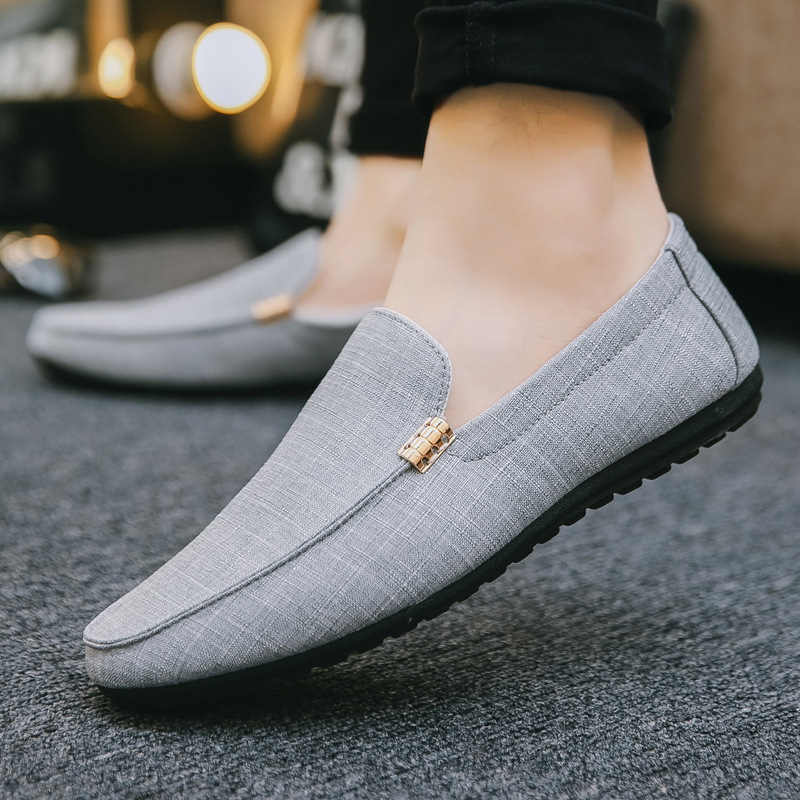 Men Casual Shoes Canvas Slip O - Men'S Formal Party Wear Shoes 评论和价格