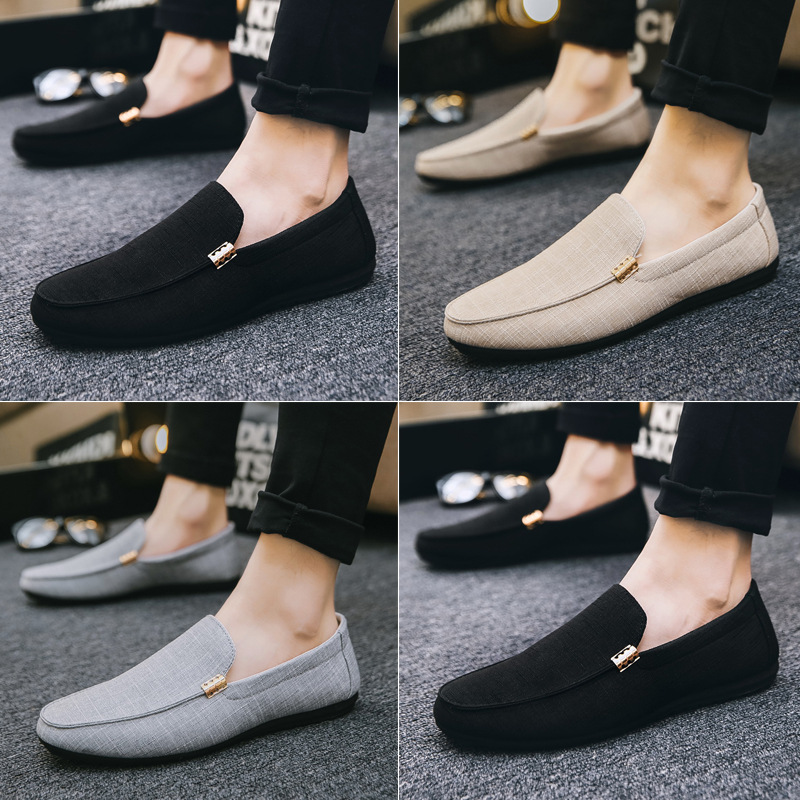 Men Casual Shoes Canvas Slip O - Men'S Formal Party Wear Shoes 评论和价格