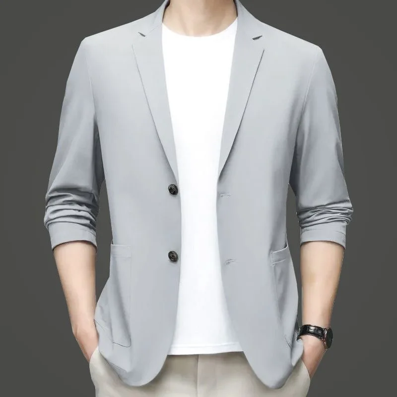 New Summer Men Thin Blazers Bu - Men Formal Wear In Summer 评论和价格