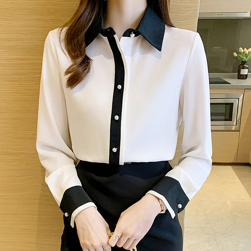 White Chiffon Shirt for Women  - Men'S Formal Wear Accessories 评论和价格