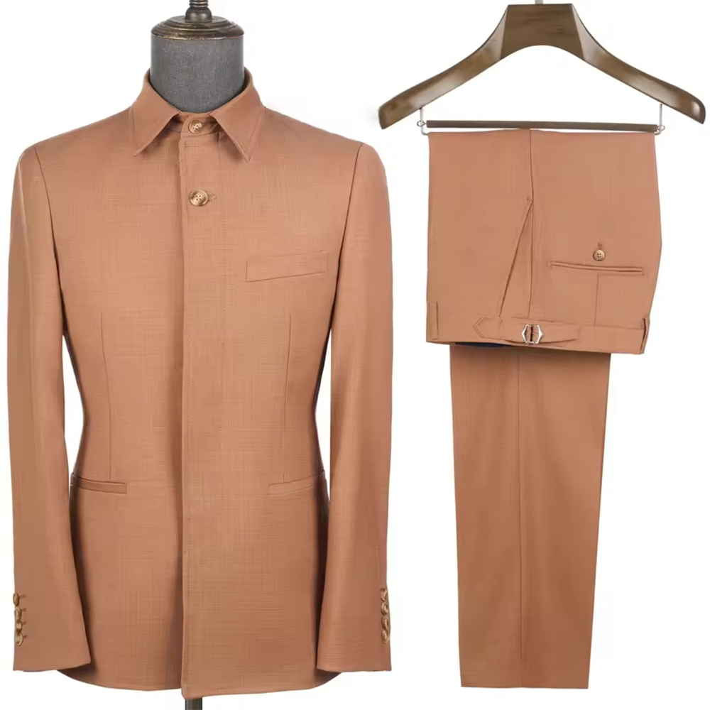 Tailor Made Safari Suits For M - Men Formal Wear Jacket 评论和价格
