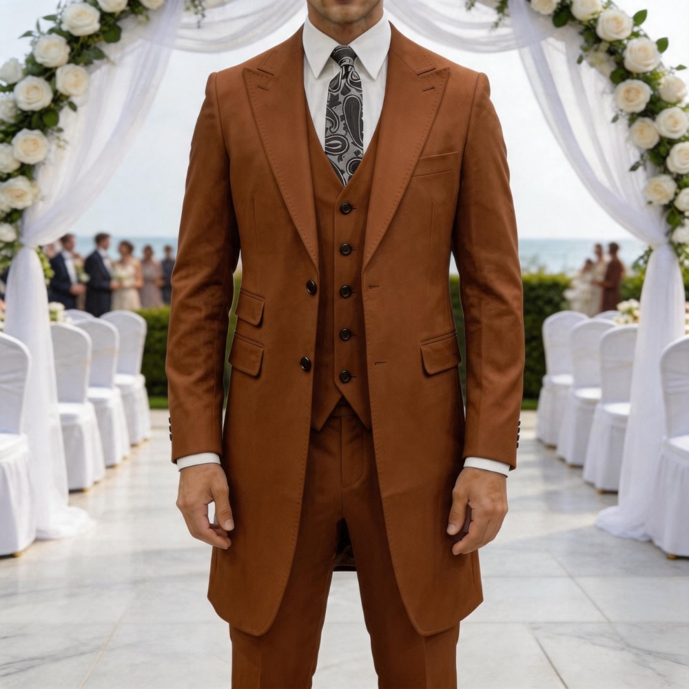 Slim Fit 3 Pieces Formal Men S - Men Formal Wear In Summer 评论和价格