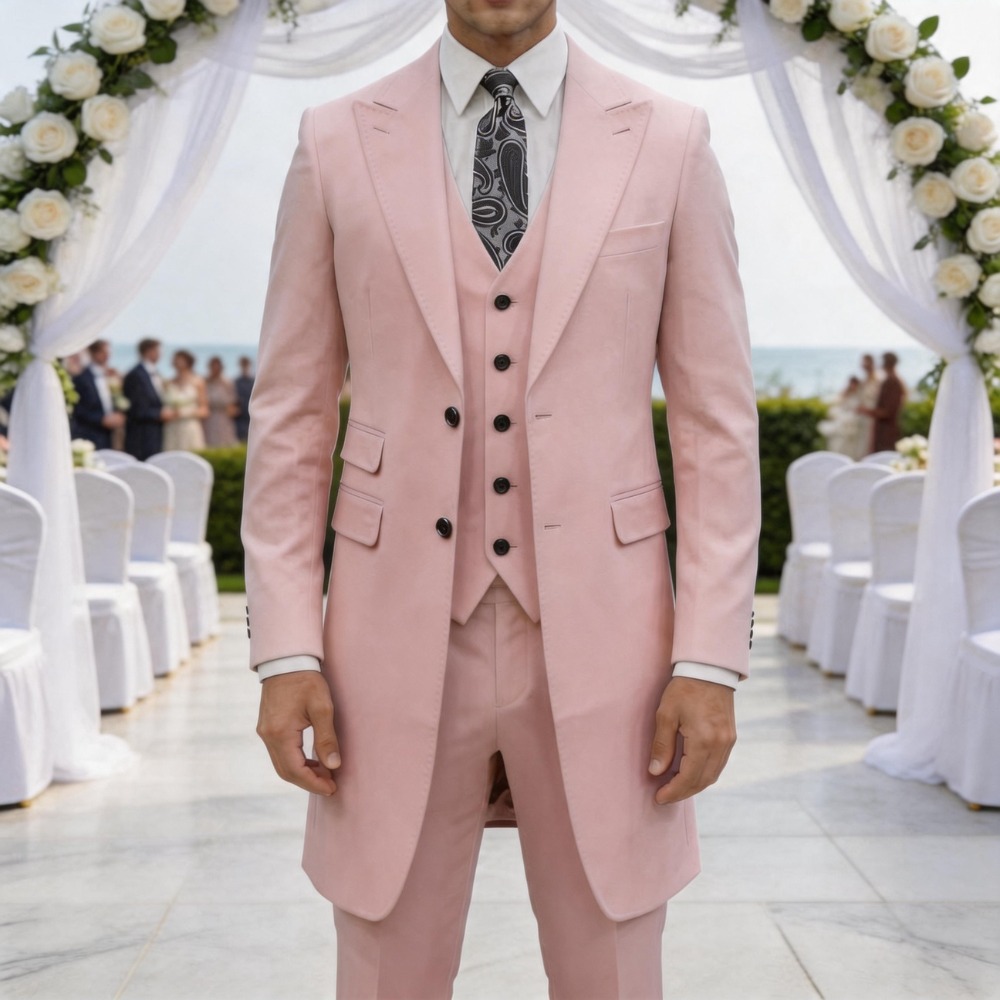 Slim Fit 3 Pieces Formal Men S - Men Formal Wear In Summer 评论和价格