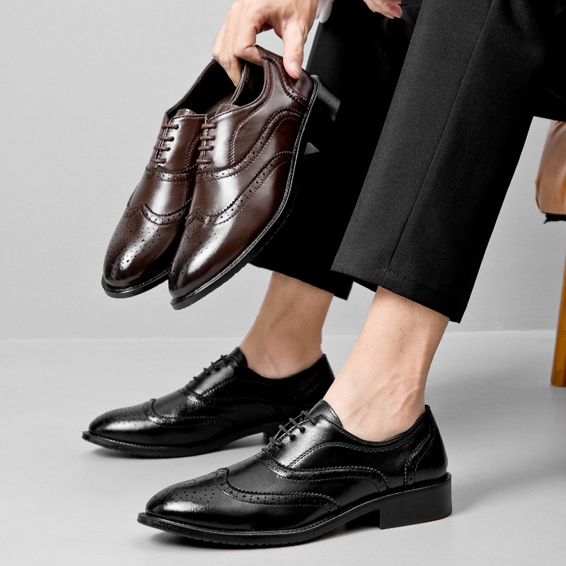 Formal Leather Shoes Classic M - Men'S Style Formal Wear 评论和价格
