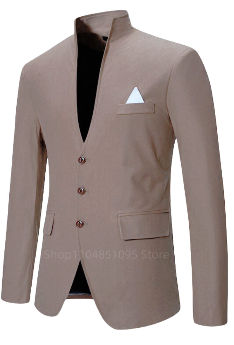 Casual Wedding Men's Tuxedo Ja - Men Formal Wear Office 评论和价格