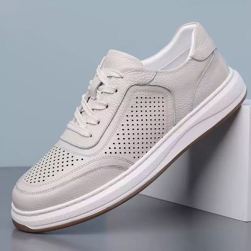Breathable White Flat Mens Lac - Men Formal Wear With Sneakers 评论和价格