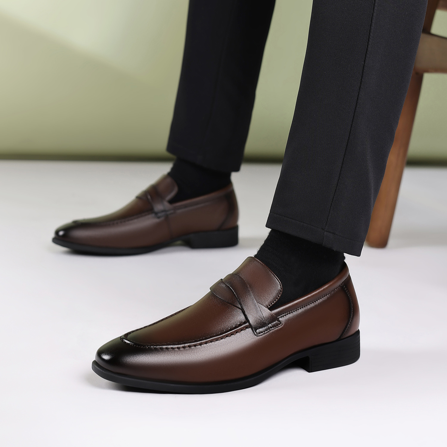 Men's leather shoes for formal - Men'S Formal Office Wear Shoes 评论和价格