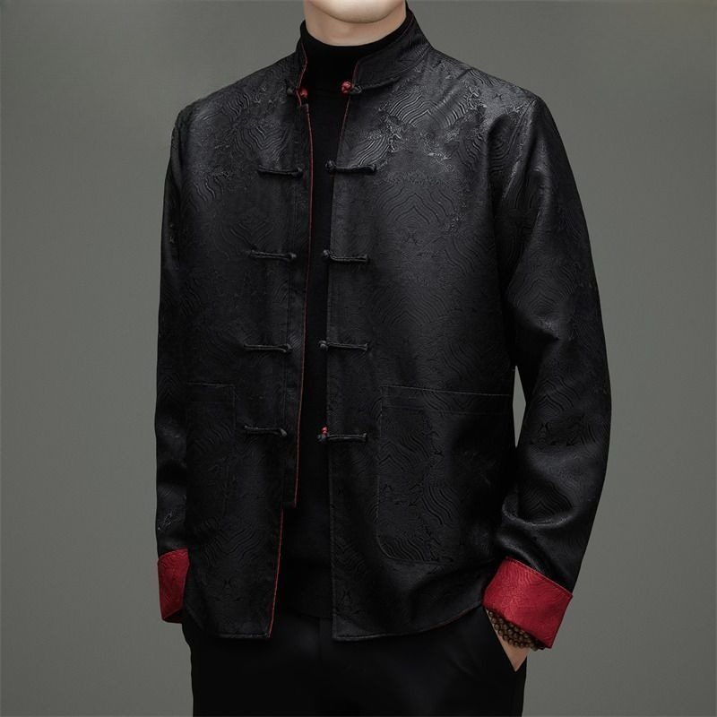Tang-style Men Long-sleeved Do - Men'S Style Formal Wear 评论和价格