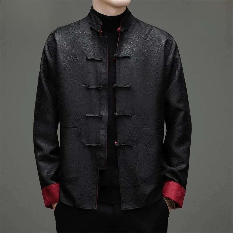 Tang-style Men Long-sleeved Do - Men'S Style Formal Wear 评论和价格