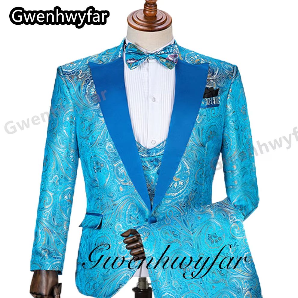 Gwenhwyfar Pattern Men Suits M - Men Formal Wear Jacket 评论和价格