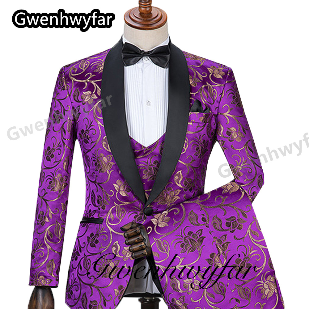 Gwenhwyfar Pattern Men Suits M - Men Formal Wear Jacket 评论和价格