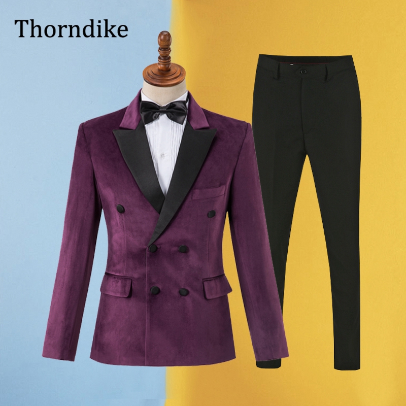 Gwenhwyfar Blue Suit Men 2025  - Men Formal Wear Office 评论和价格