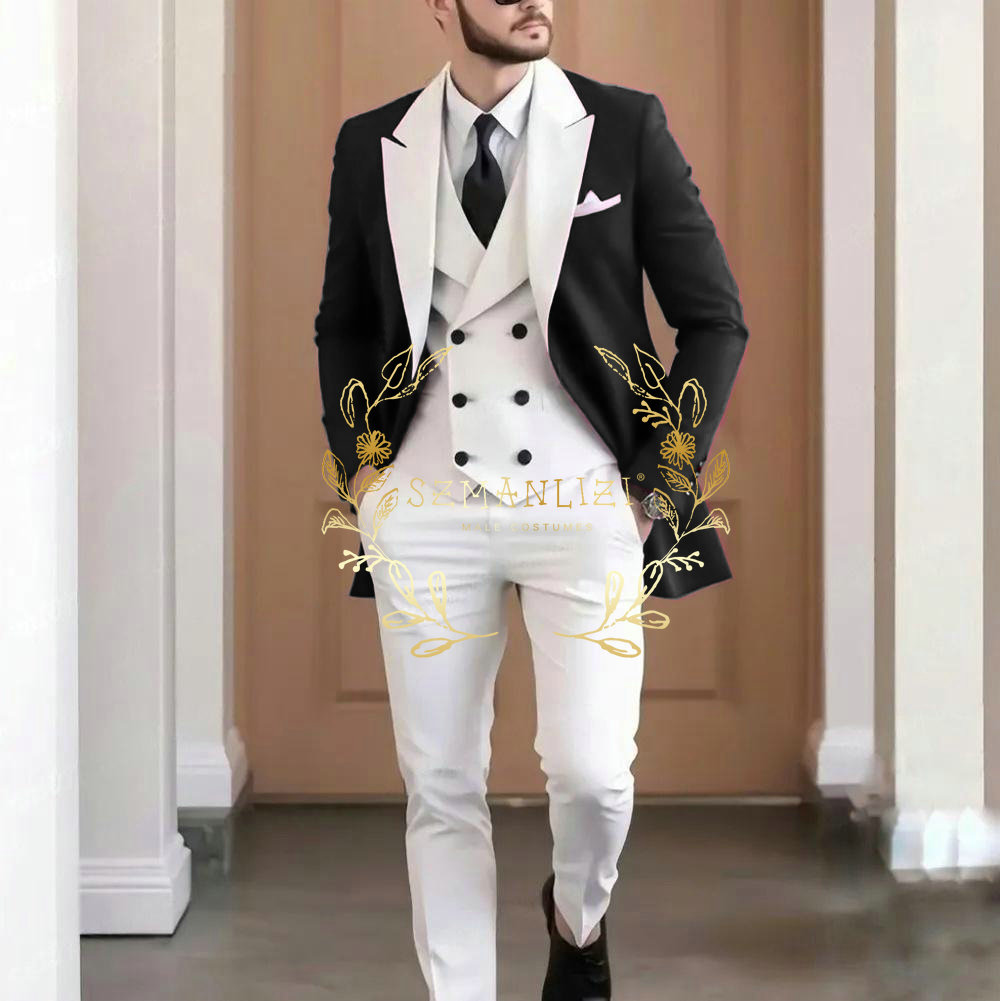 Elegant Burgundy 3-pieces Men' - Men Formal Wear Jacket 评论和价格