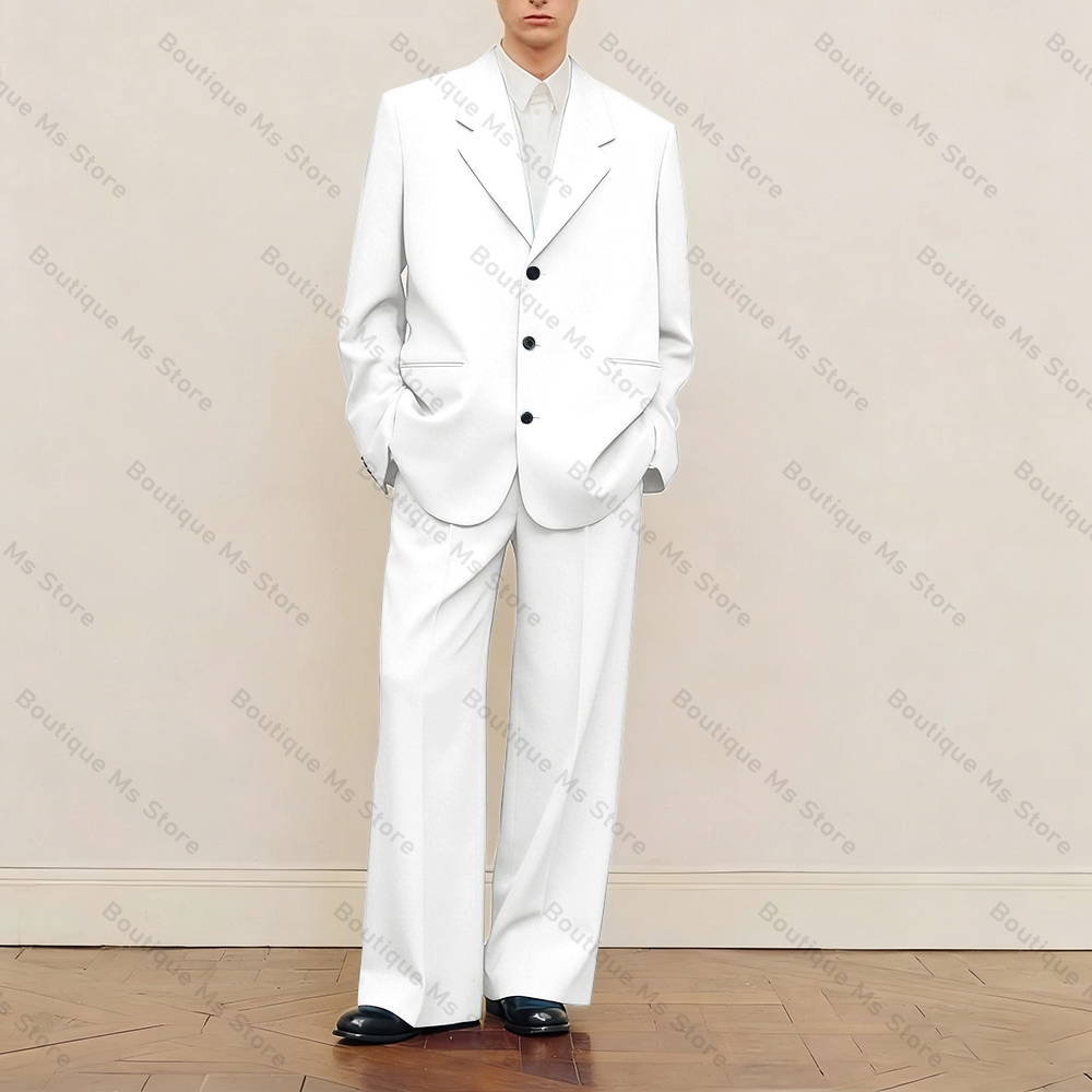 Men's Black Oversized Suit Set - Formal Wear For Men In Wedding 评论和价格