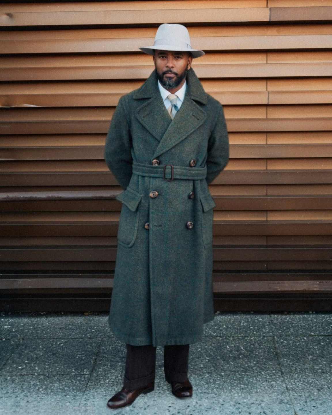 Graceful Men Overcoat 1 Piece  - Men'S Formal Wear Belt 评论和价格