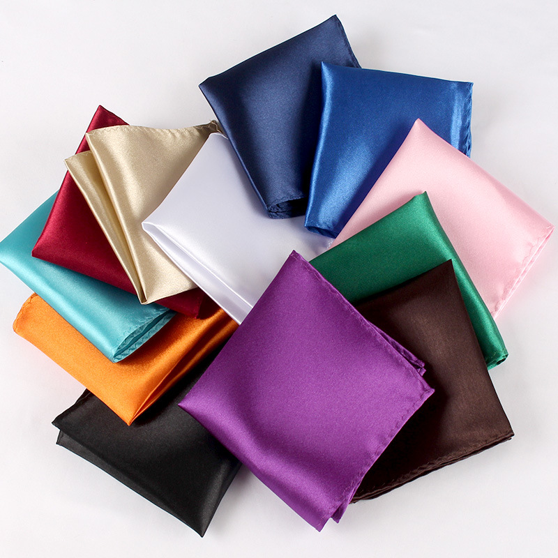 22CM Solid Color Pocket Squre  - Men'S Formal Wear Accessories 评论和价格