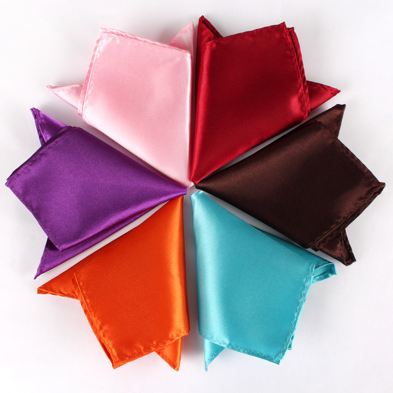 22CM Solid Color Pocket Squre  - Men'S Formal Wear Accessories 评论和价格