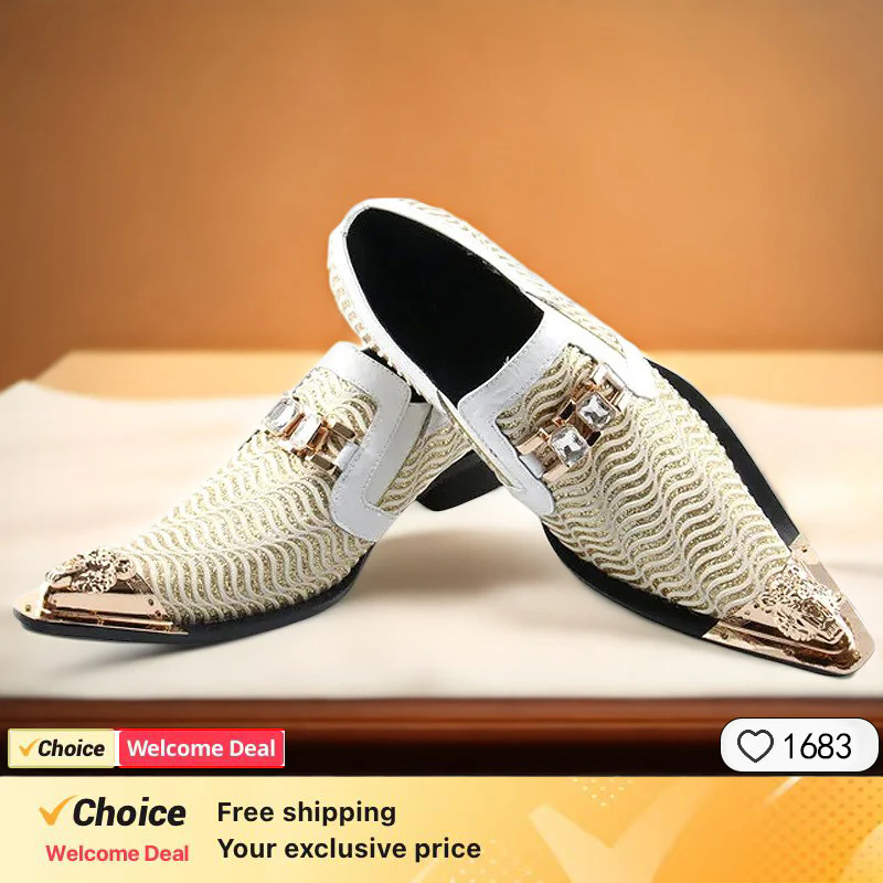 Spring and Autumn Crocodile Li - Men'S Formal Party Wear Shoes 评论和价格