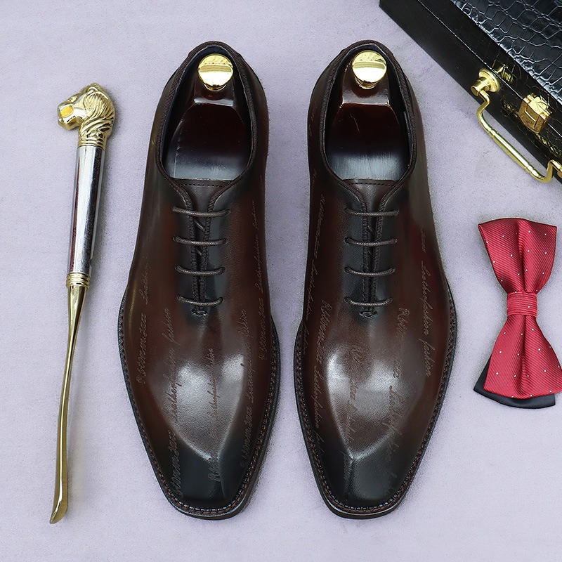 Men's Genuine Leather Oxford S - Men'S Formal Party Wear Shoes 评论和价格